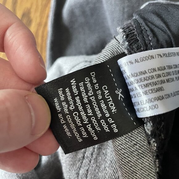 Universal Thread Women Sz 12/31 SHORT Charcoal Gray High Rise Skinny Jeans - Picture 11 of 11